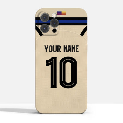 Coque iPhone FC Barcelone 2025 Personnalisée – Nom & Numéro