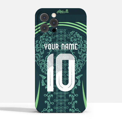 Coque iPhone Équipe d’Algérie 2025 Personnalisée – Nom & Numéro