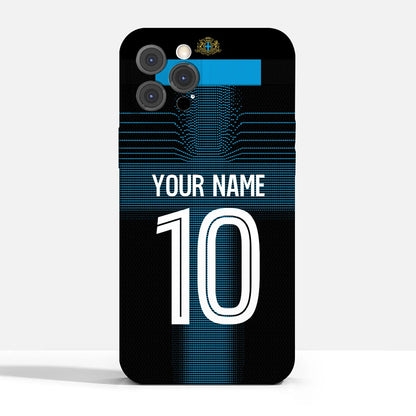 Coque iPhone Olympique de Marseille 2025 Personnalisée – Nom & Numéro
