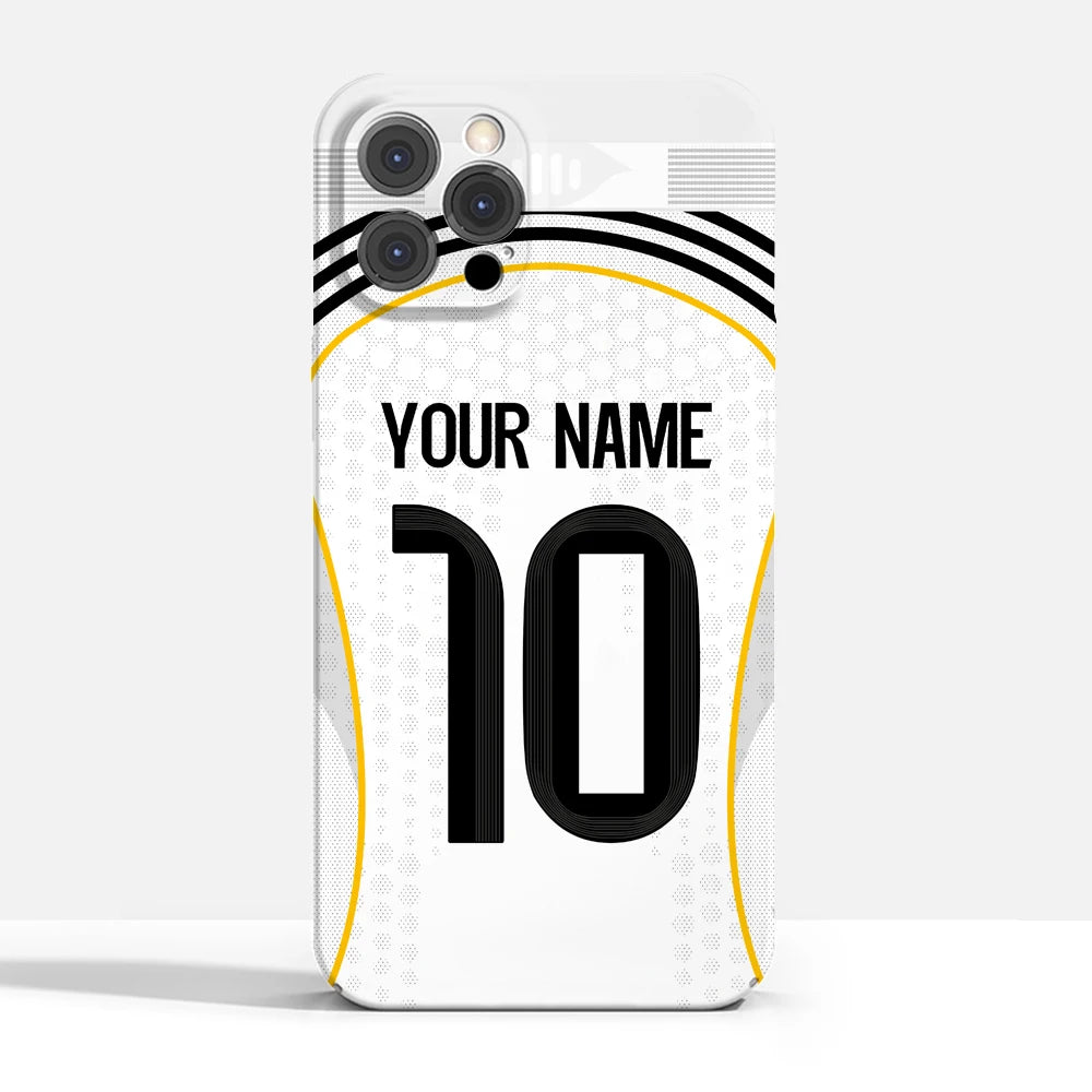 Coque iPhone Real Madrid Personnalisée – Ajoutez Votre Nom & Numéro